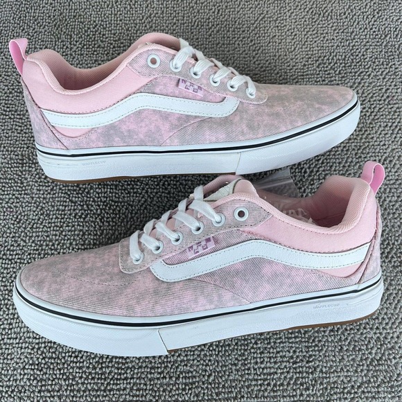 Vans Kyle Walker Acid Denim Pink White PopCush Skate Shoes Men's Size 10 - Picture 1 of 10